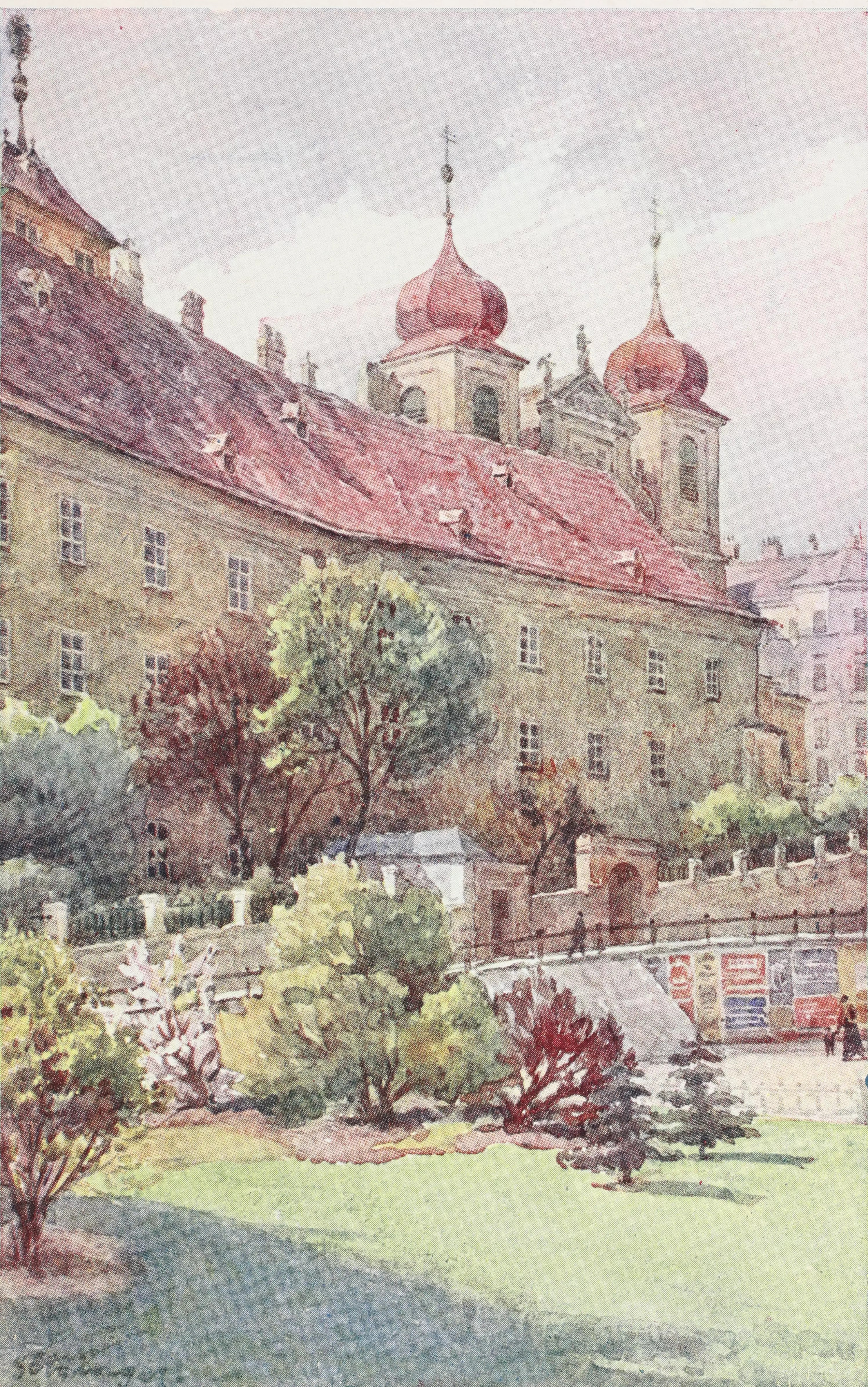 Dominikanerkloster und Kirche um 1910[5]