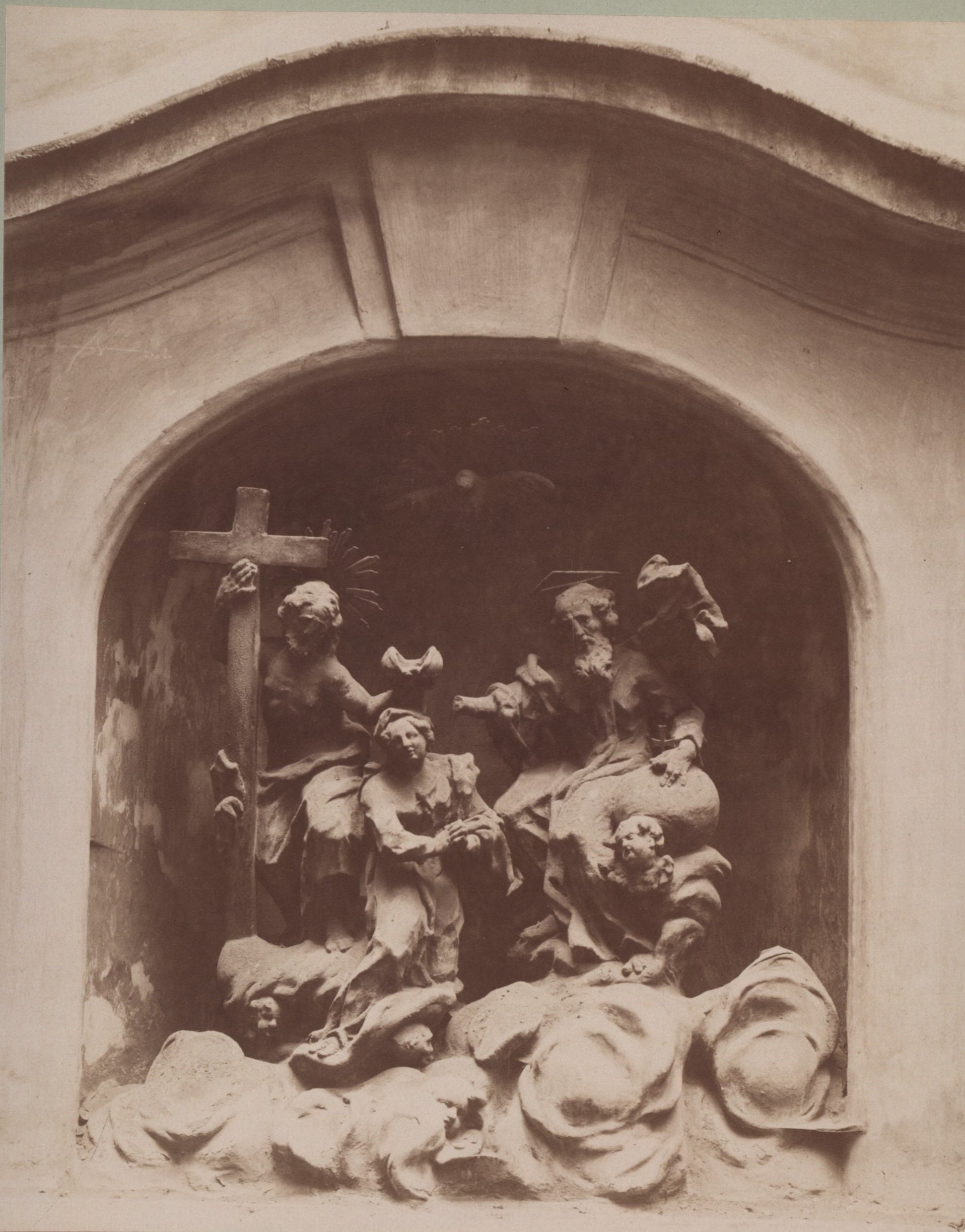 Relief Krönung Mariens um 1904[5]