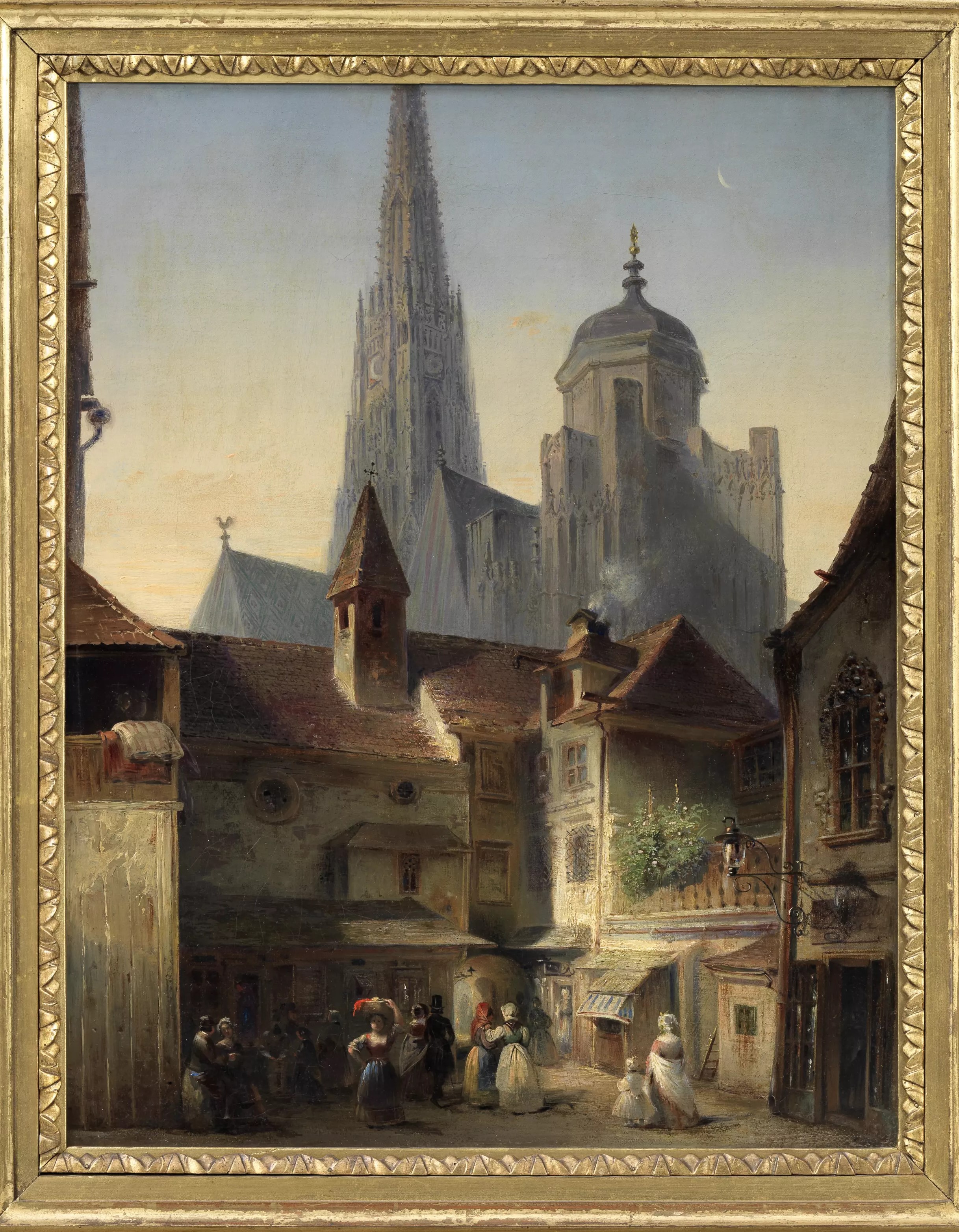 Ansicht des Innenhofs, vor 1839 [5]