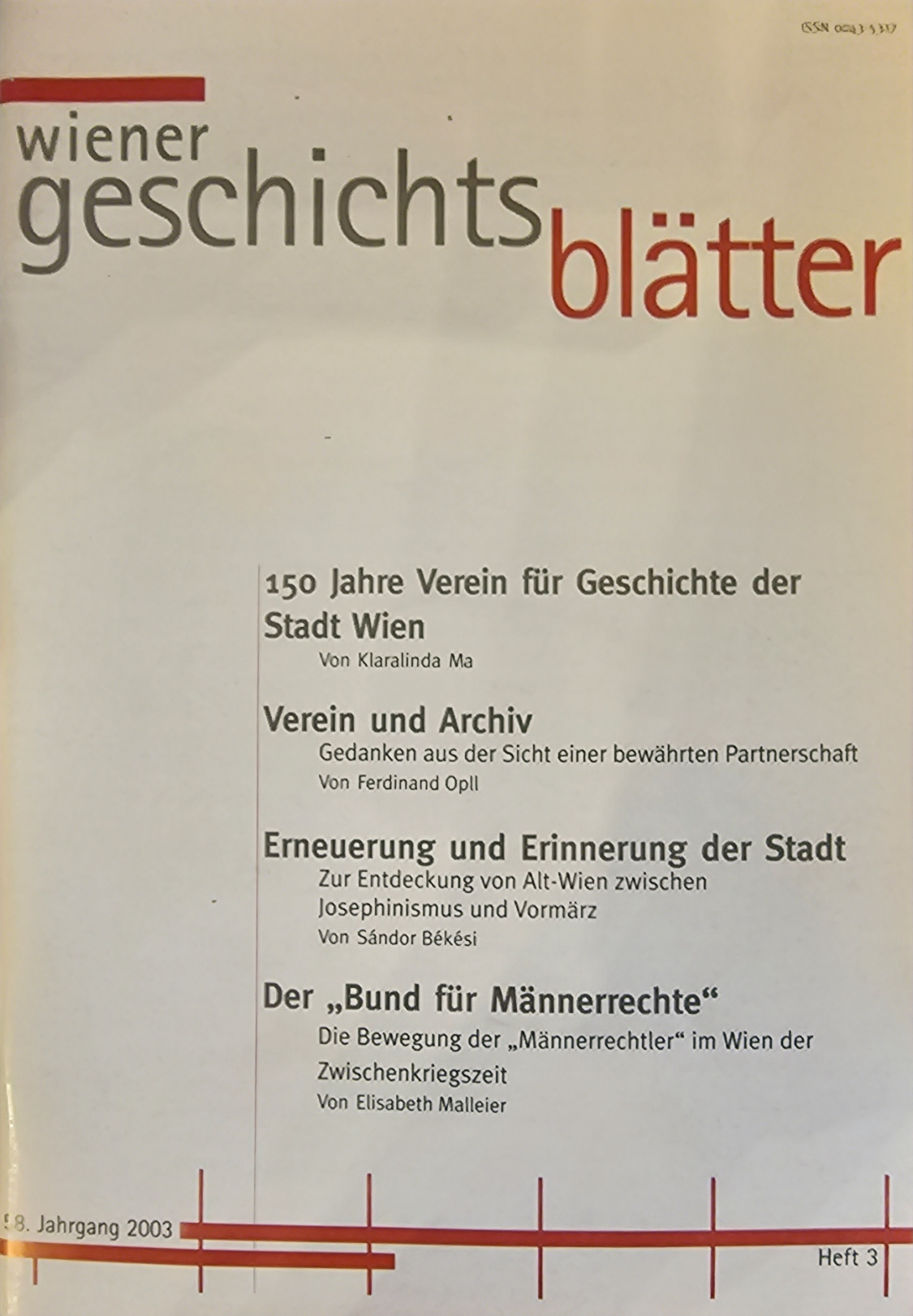 Wiener Geschichtsblätter, 58 2003 3.jpg