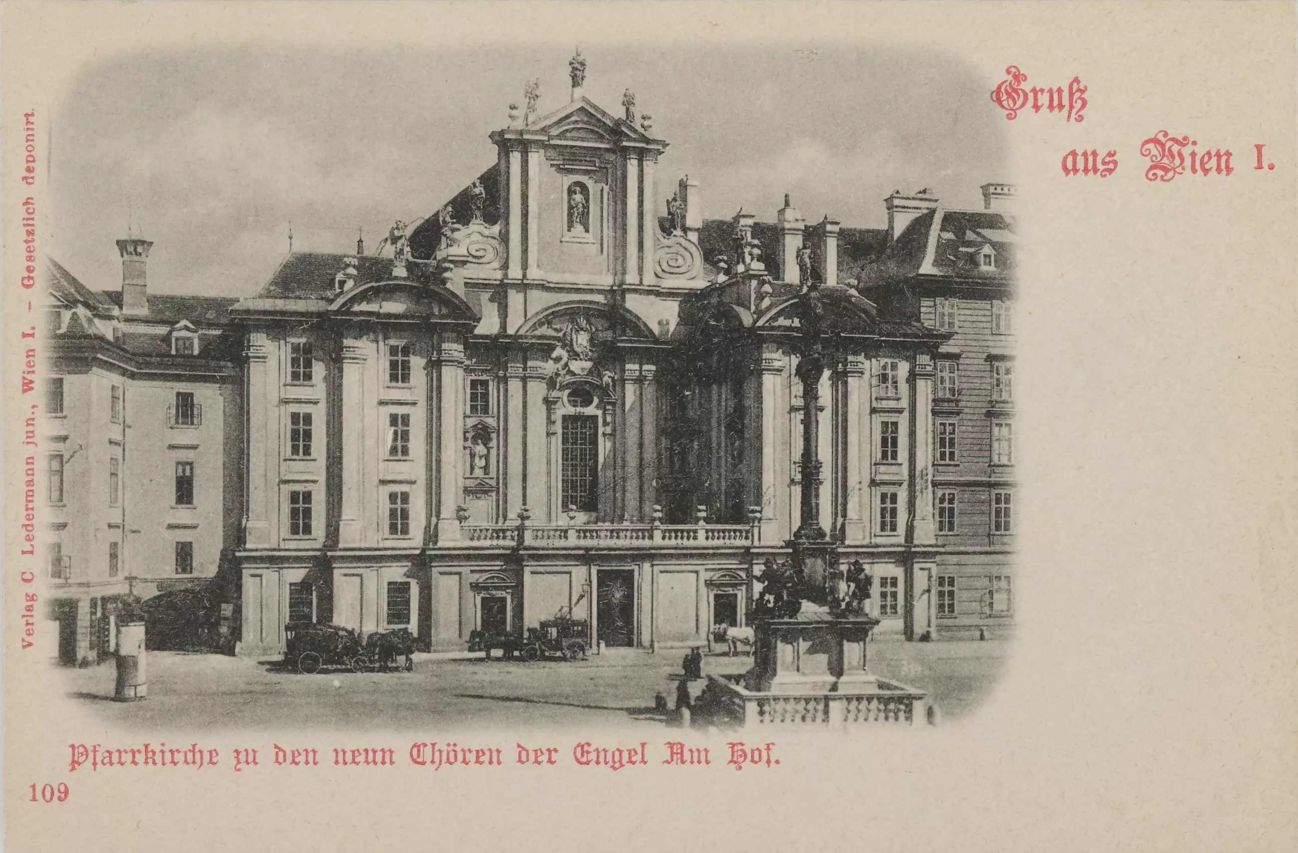 Kirche zu den neun Chören der Engel um 1898[5]