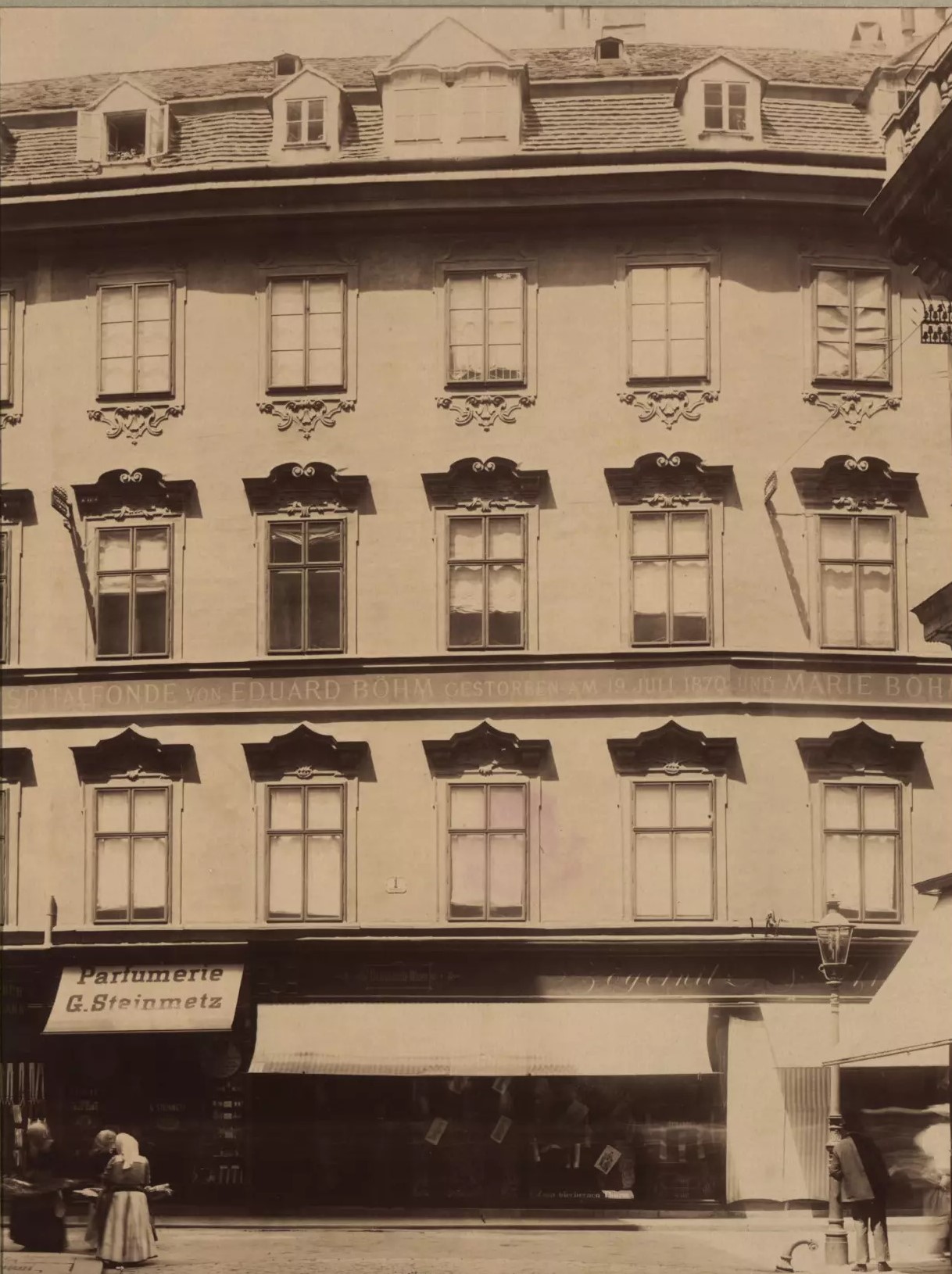 Bauernmarkt 1, Fassade um 1902[3]