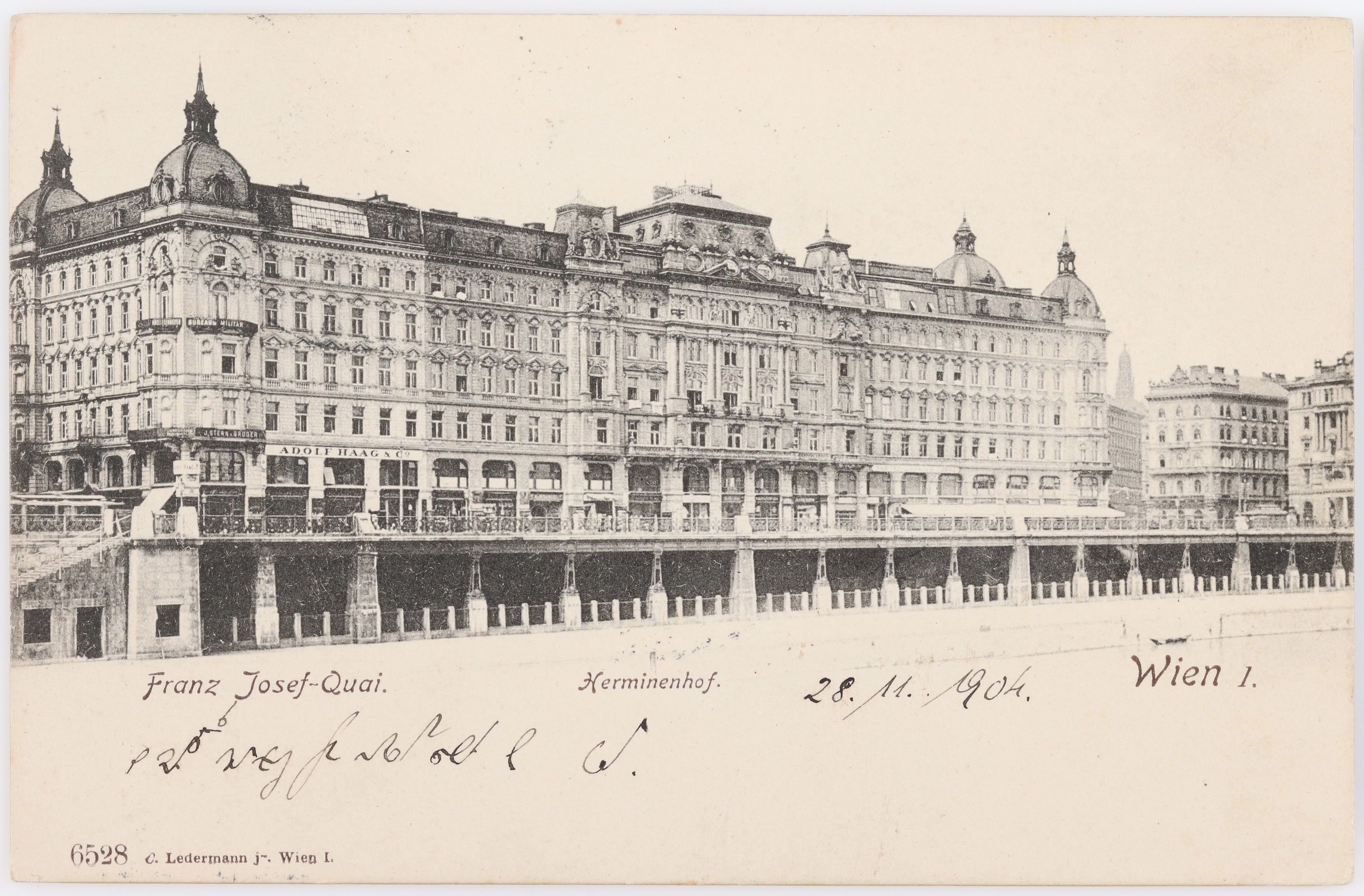 Der Herminen-Hof kurz nach der Fertigstellung (1904) [4]