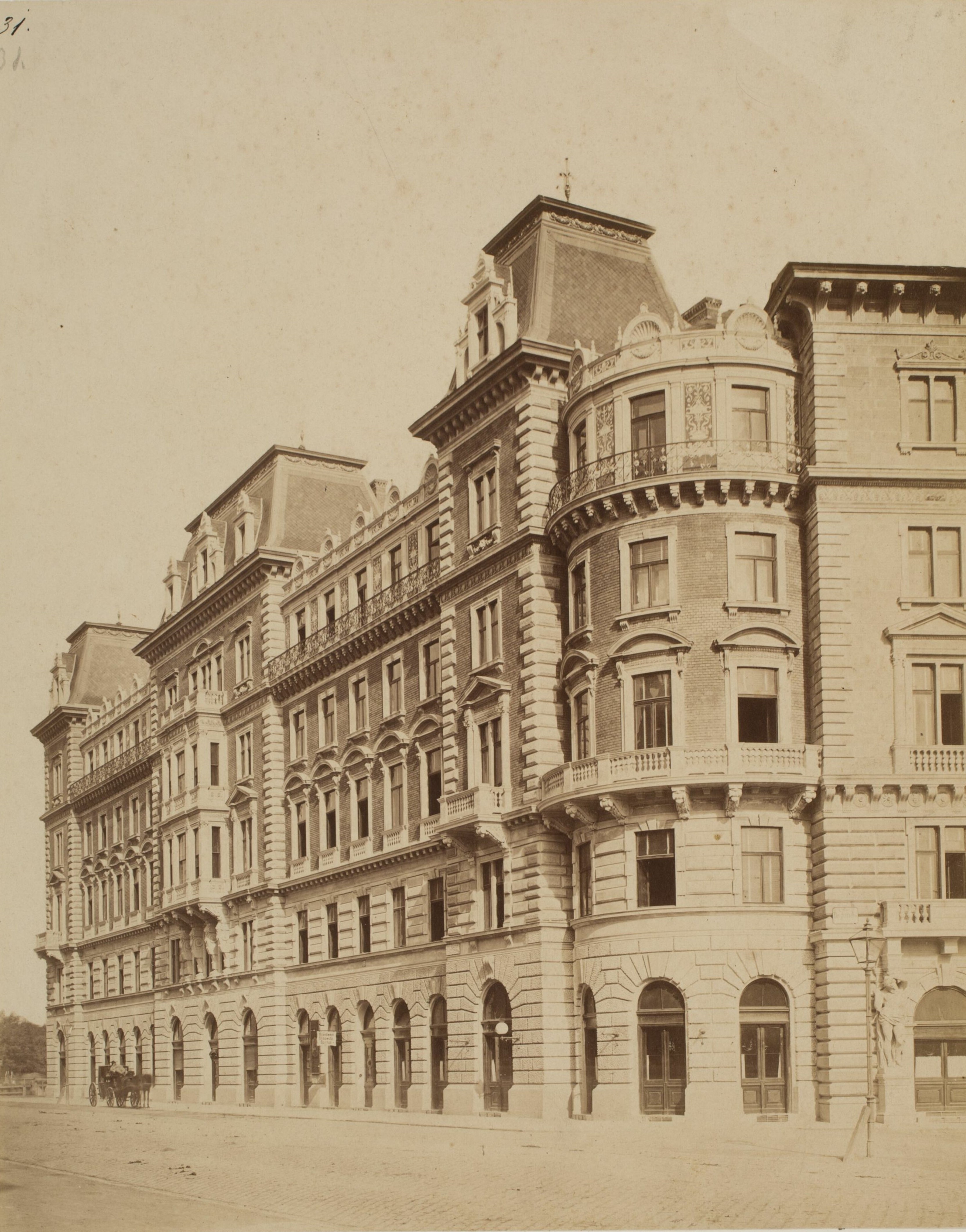 Auerspergstraße 2, 4 und 6 um 1875 [3]