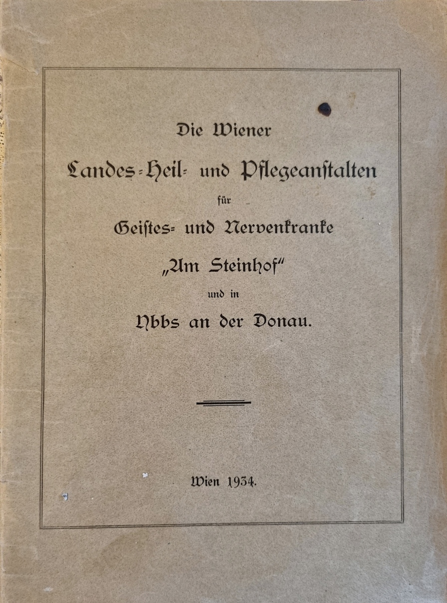 Die Wiener Landes- Heil- und Pflegeanstalten, Cover.jpg