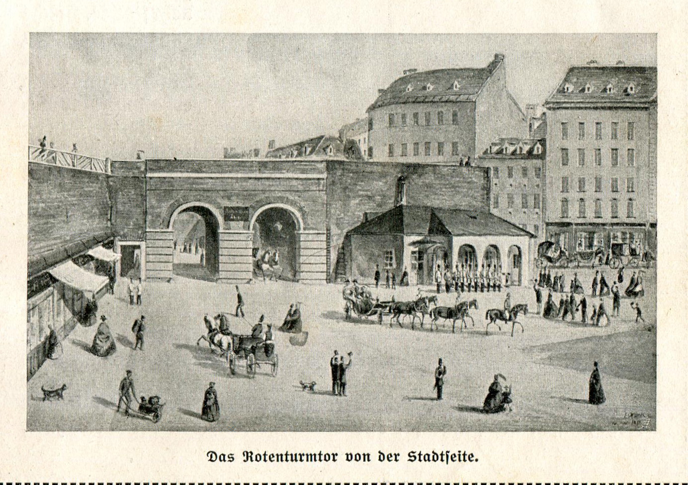 Das neue Rotenturmtor, Stadtseite