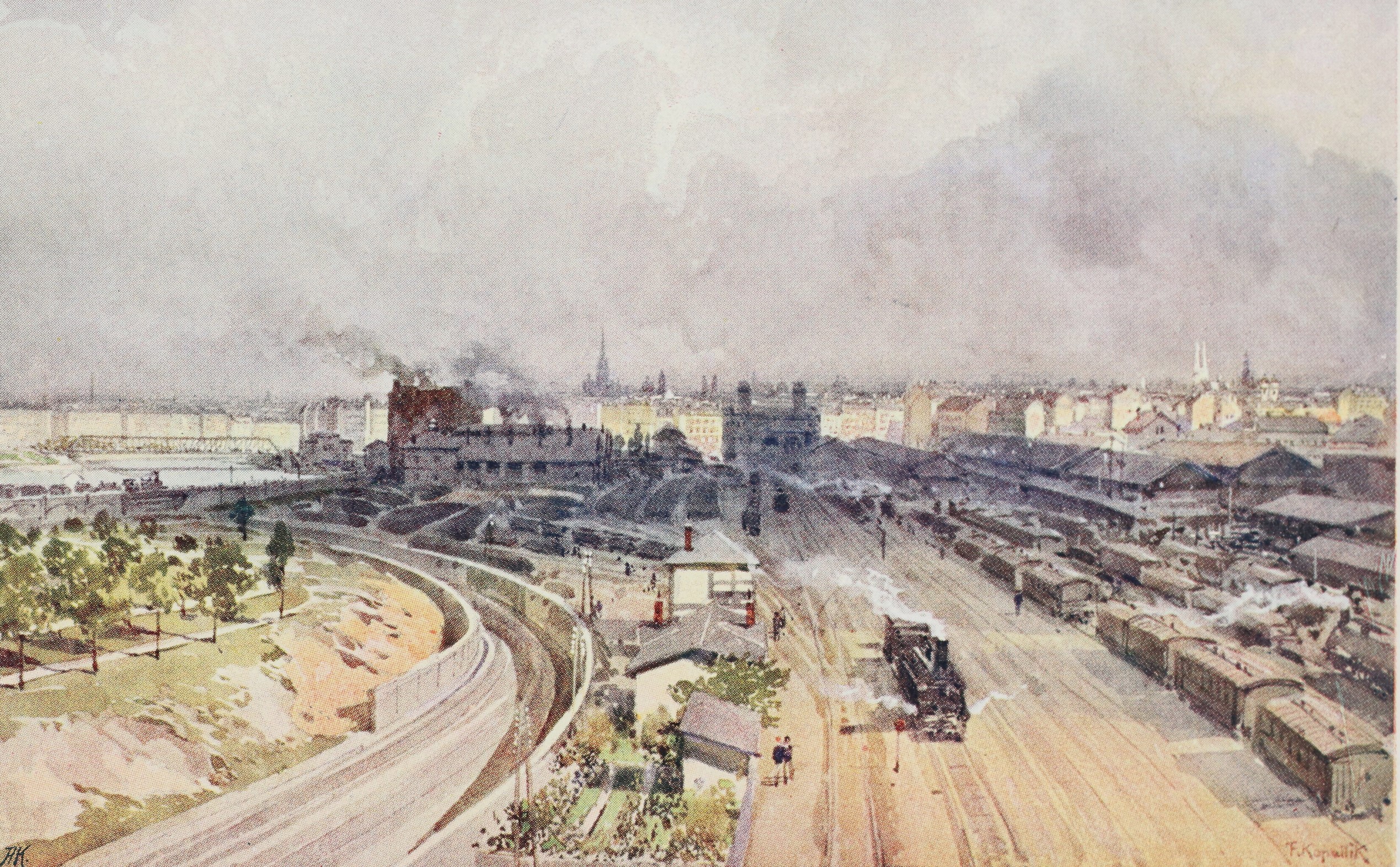 Der Bahnhof um 1910[2]