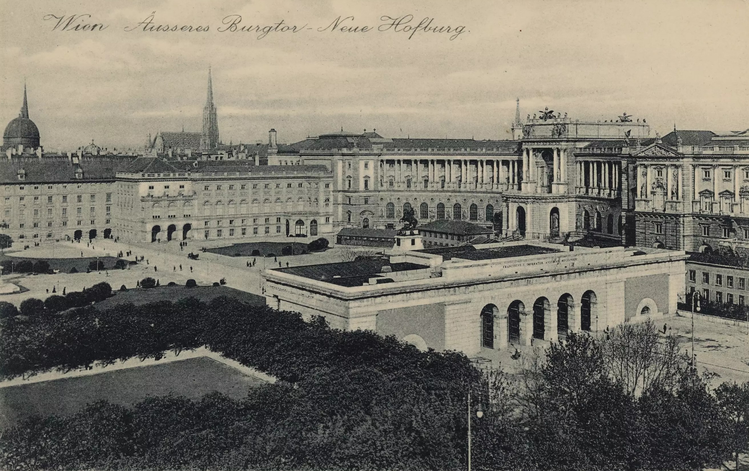 Äußeres Burgtor, um 1908[6]