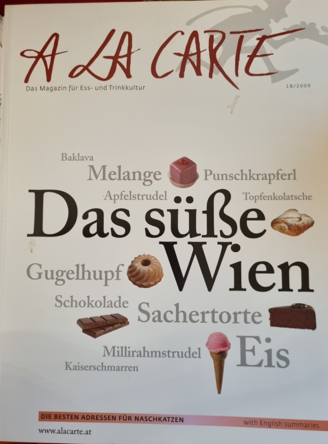 A la Carte Das süße Wien, Cover.jpg