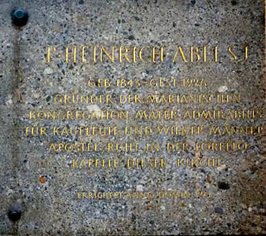Gedenktafel Heinrich Abel