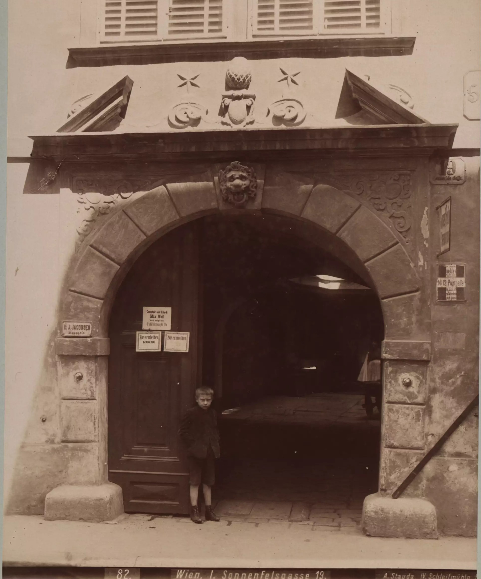 Das Portal um 1900 [2]