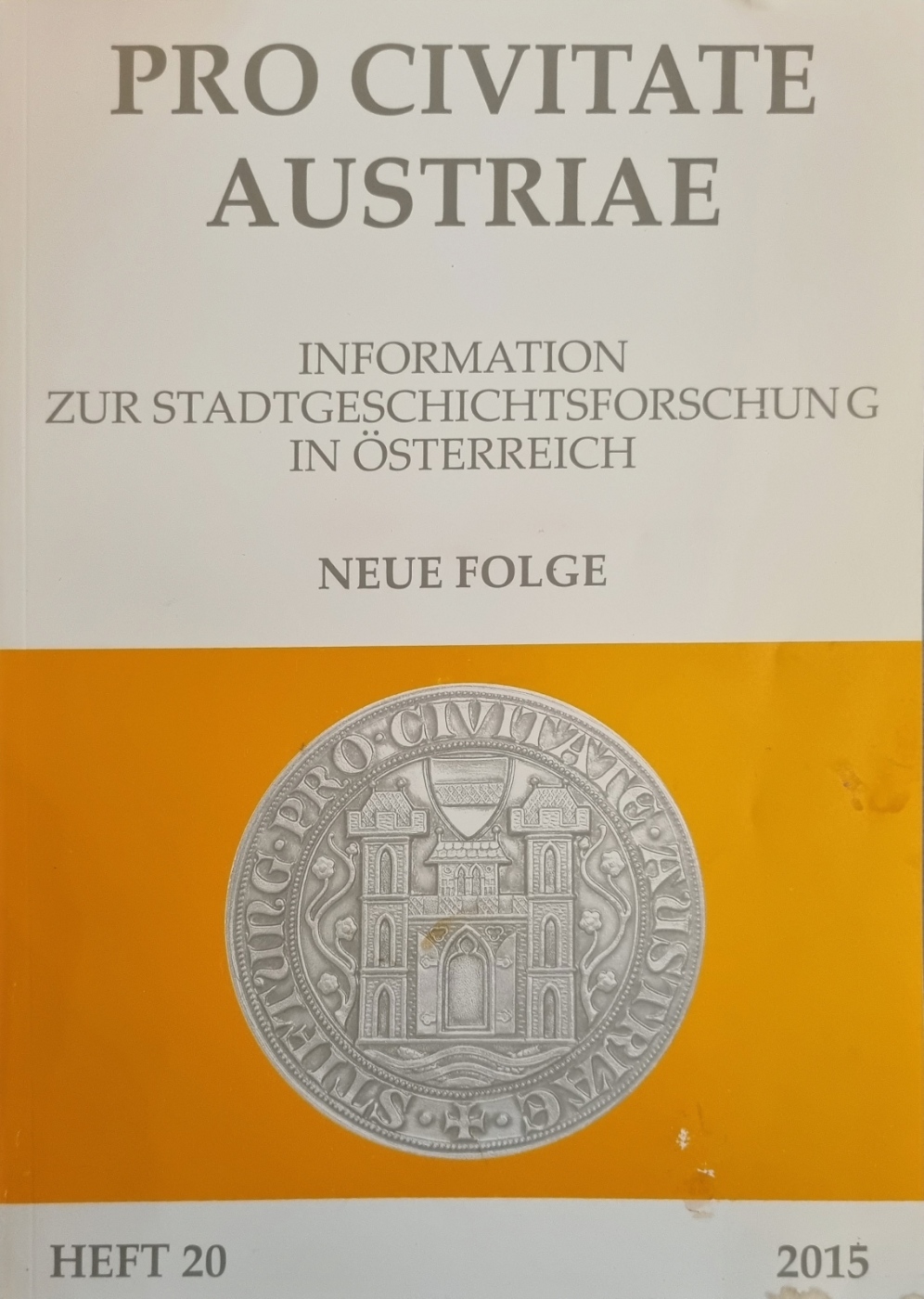 Pro Civitate Austriae, Heft 20, Cover.jpg
