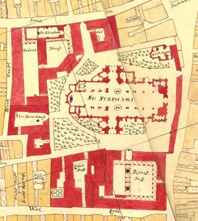Der Friedhof auf dem Plan Steinhausen [2]]