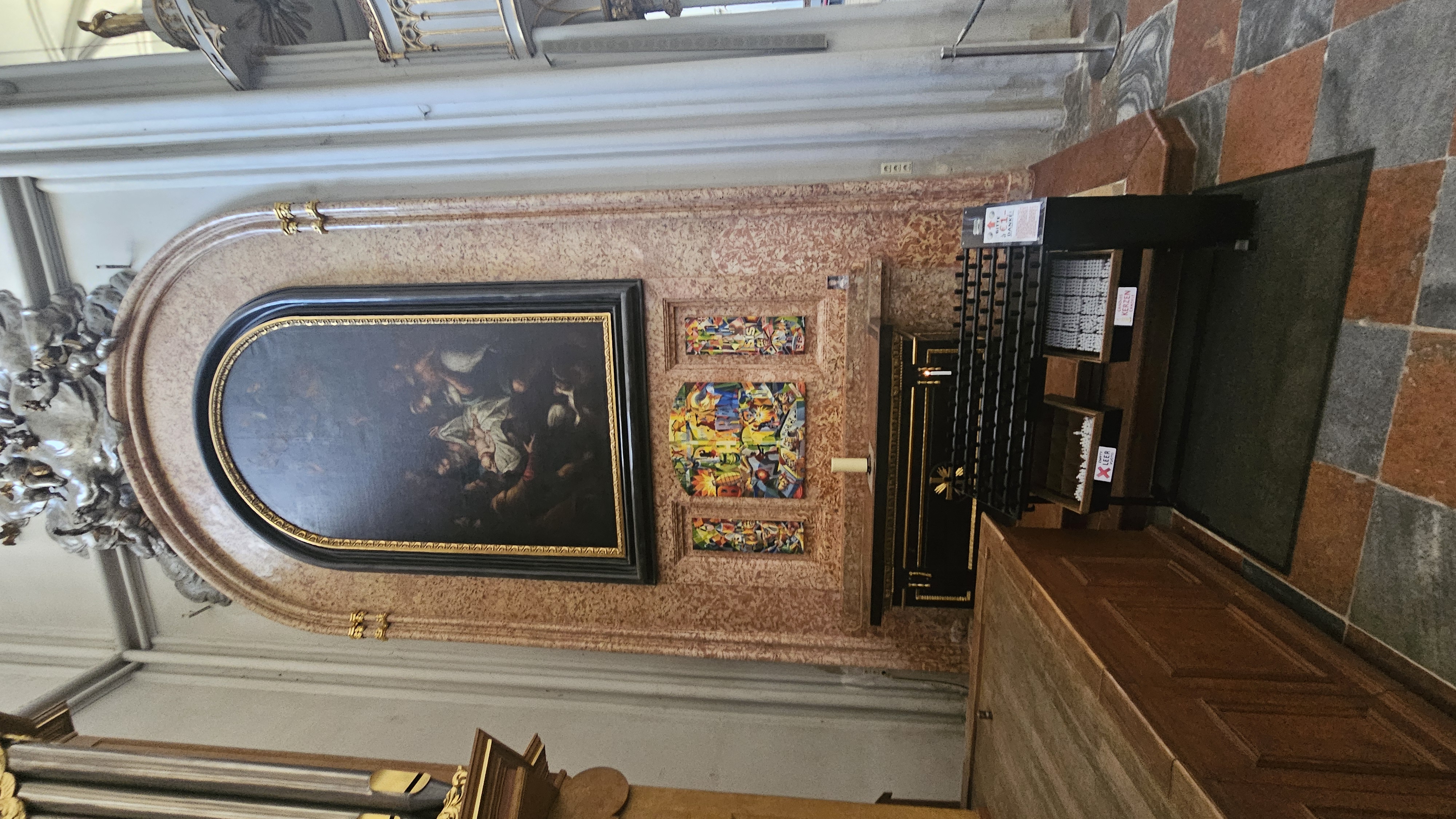 Seitenaltar für die verfolgten Christen in der Augustinerkirche