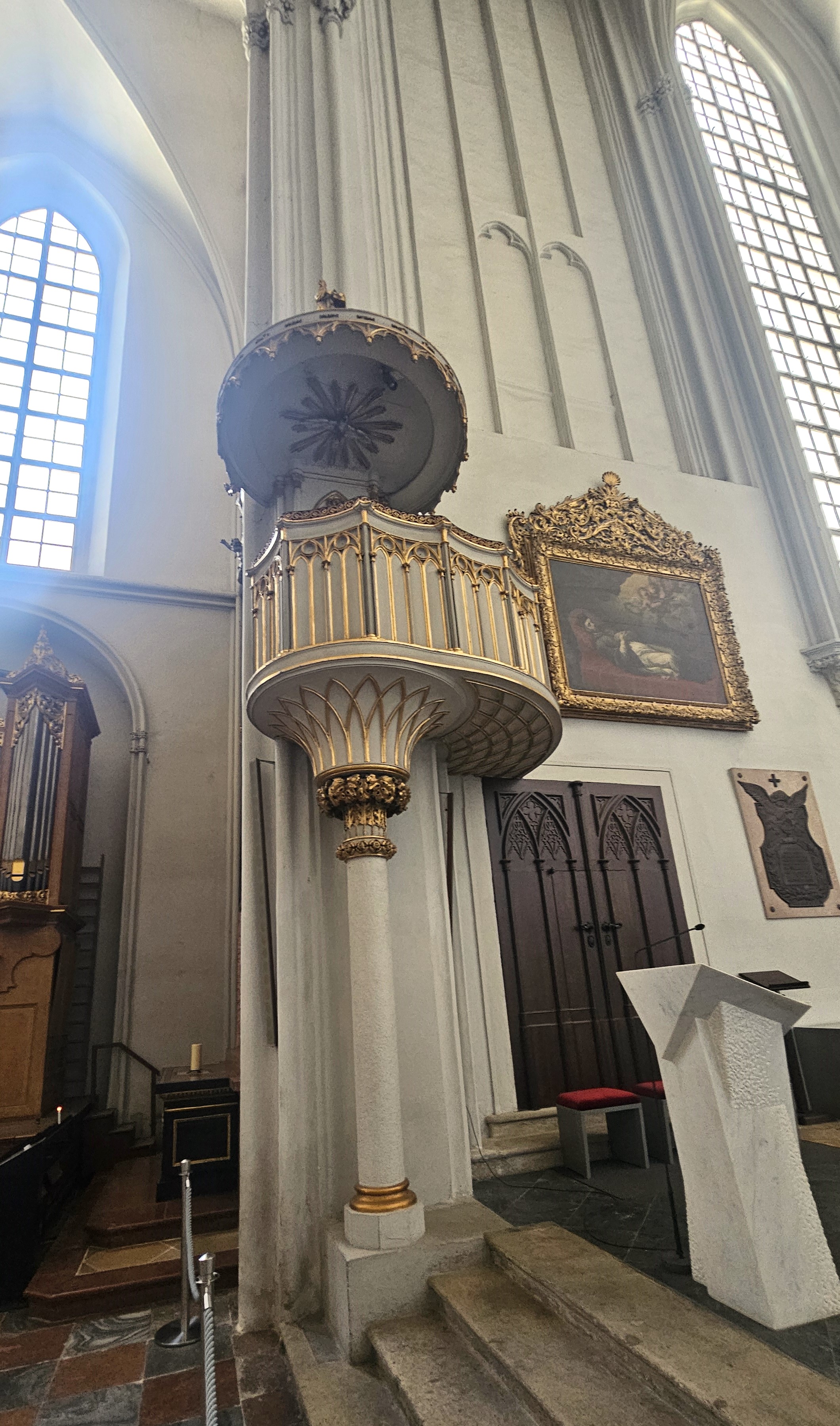 Die Kanzel der Augustinerkirche