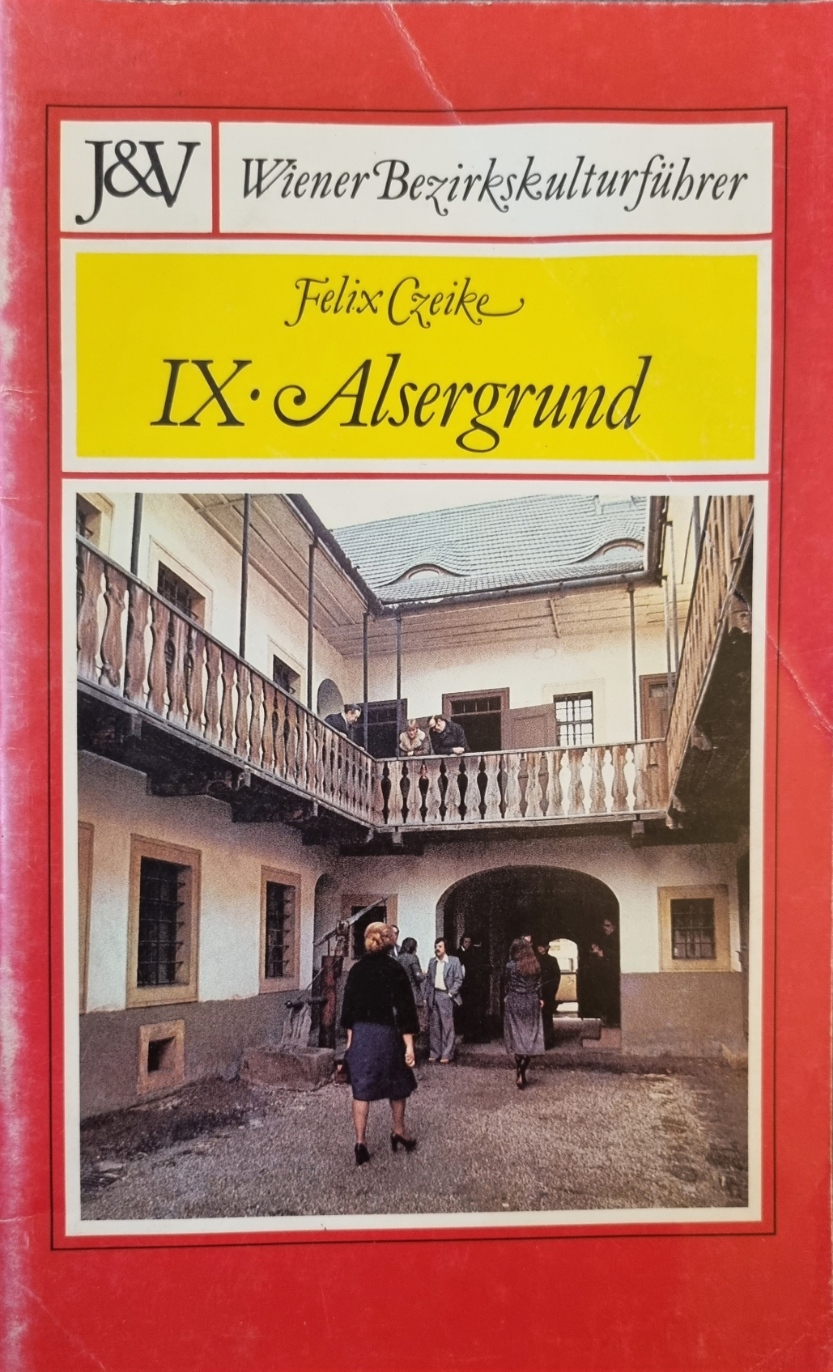 Czeike, Wiener Bezirkskulturführer. IX. Alsergrund, Cover.jpg