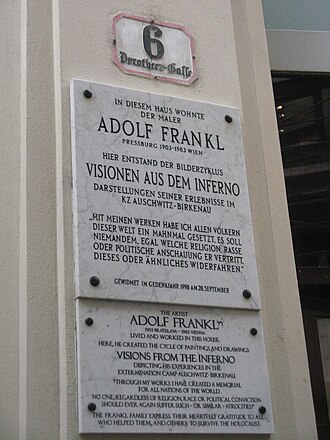 Gedenktafel Adolf Frankl