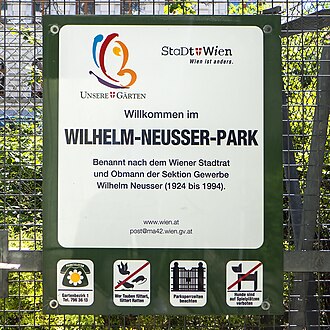 ehemalige Informationstafel Neusser