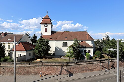 Alt-Simmering St. Laurenz (11.) – sehr alter Standort, heutige Form barock.