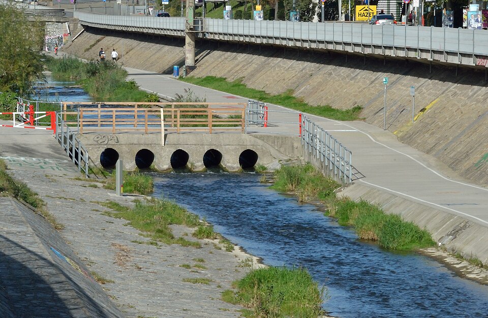 Wienfluss-Radweg Hütteldorf
