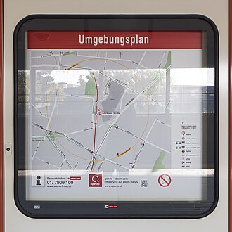 Umgebungsplan Aderklaaer Straße / Umfeld