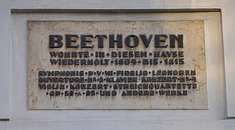 Gedenktafel Beethoven