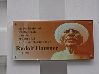 Gedenktafel Rudolf Hausner