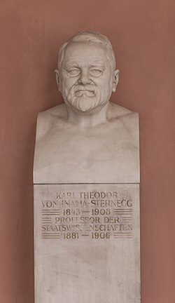 Karl Theodor von Inama-Sternegg (Nr. 11) - Bust in the Arkadenhof, University of Vienna - 0248.jpg