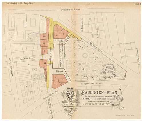 Baulinienplan, 1873