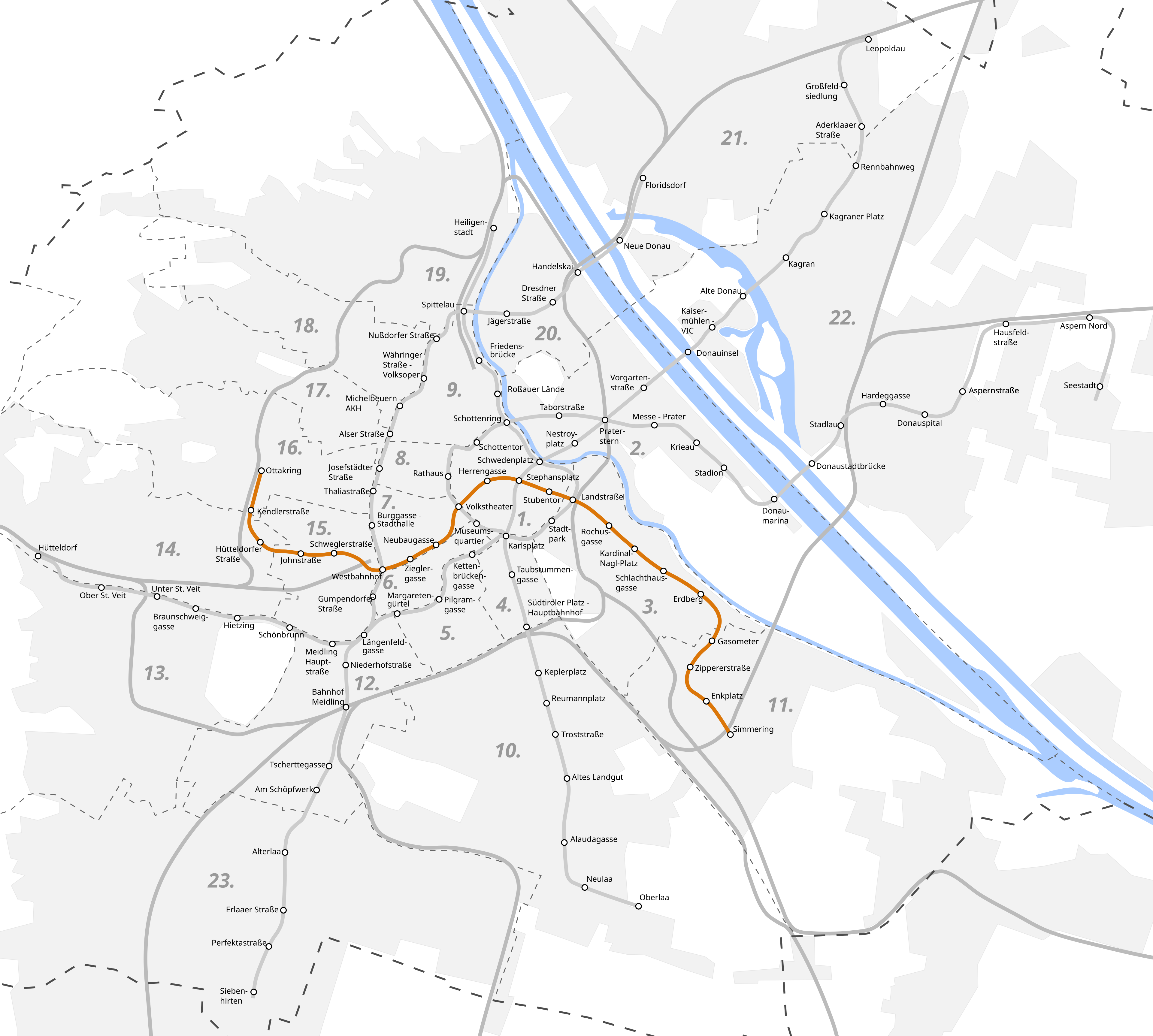 U-Map Vienna U3