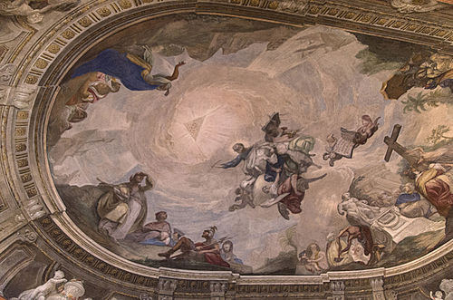 Deckenfresko von Fischer