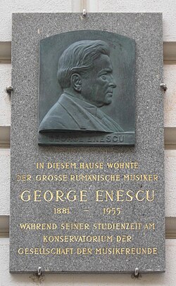 George Enescu Vienna Frankenberggasse 6 = Apfelgasse 6.jpg