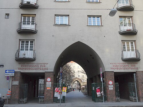 Durchgang zur Hainburgerstraße