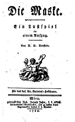 Benedikt David Arnstein – Die Maske, 1788.jpg