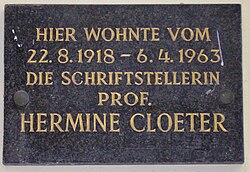 Hermine Cloeter Wien 4 Schaumburgergasse 6.jpg